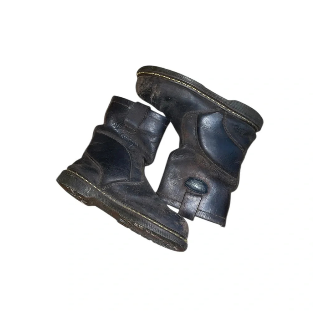 Dr. Martens Men's Brown Leather Boots Men Size 9